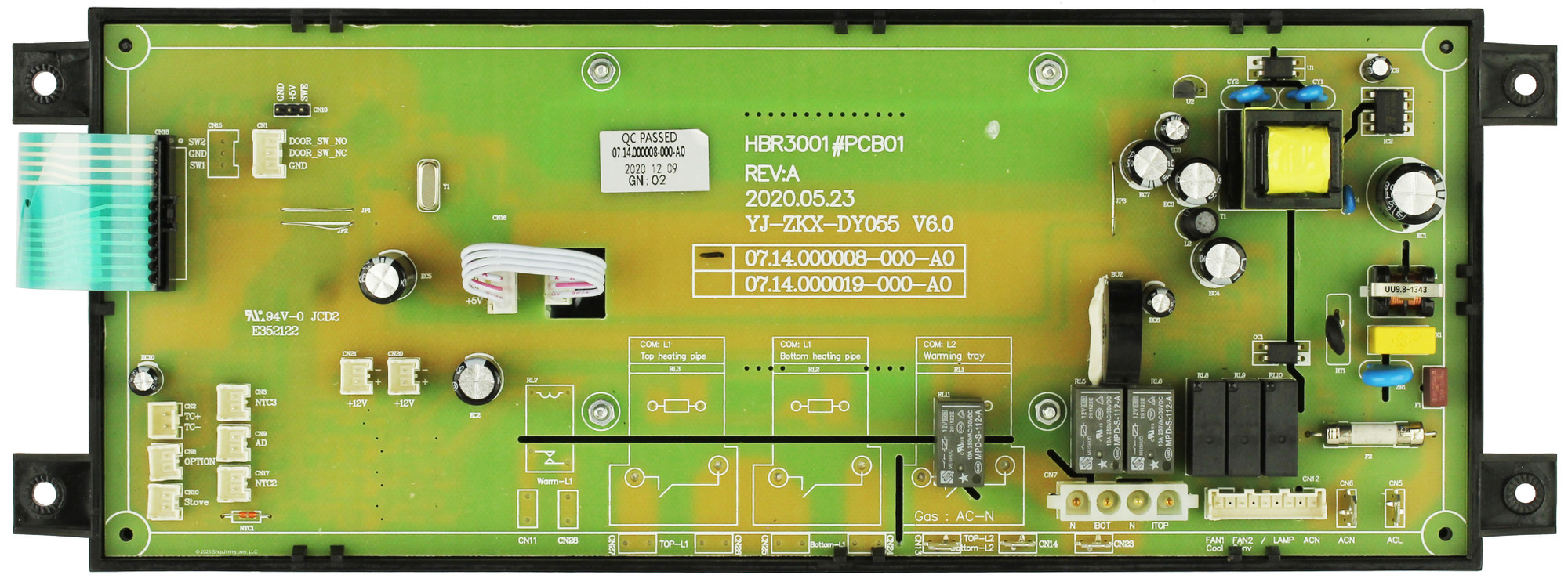 Insignia Oven 07.14.000008-000-A0 Control Board